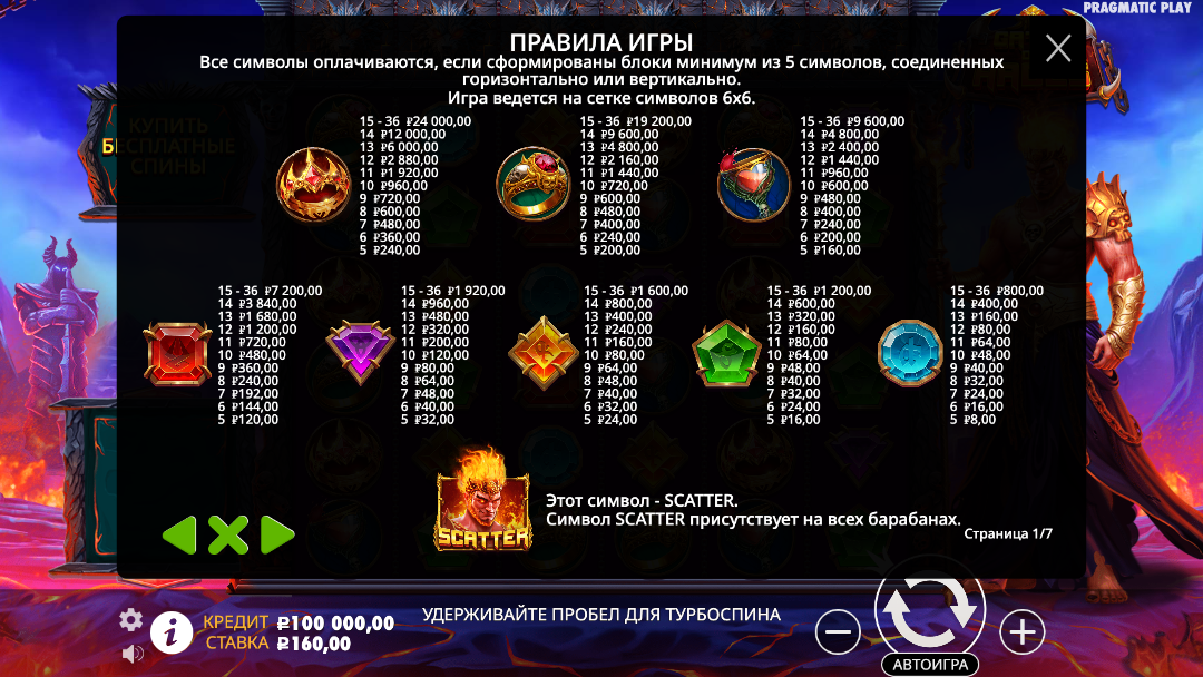 Бесплатные вращения